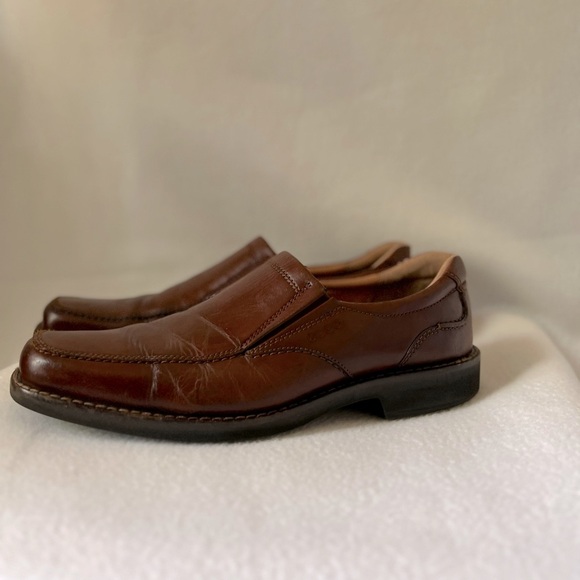 ECCO Men’s EU size 45 (US size 11, 11 1/2) Leather Brown Shoes - Picture 2 of 16